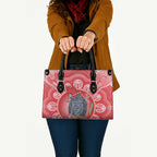 Australia Gang-gang Cockatoo Christmas Leather Bag Eucalyptus Blossoms Aboriginal Merry Xmas - Aussie Hoodie