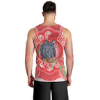 Australia Gang-gang Cockatoo Christmas Men Tank Top Eucalyptus Blossoms Aboriginal Merry Xmas - Aussie Hoodie