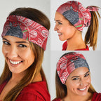 Australia Gang-gang Cockatoo Christmas Neck Gaiter Eucalyptus Blossoms Aboriginal Merry Xmas - Aussie Hoodie