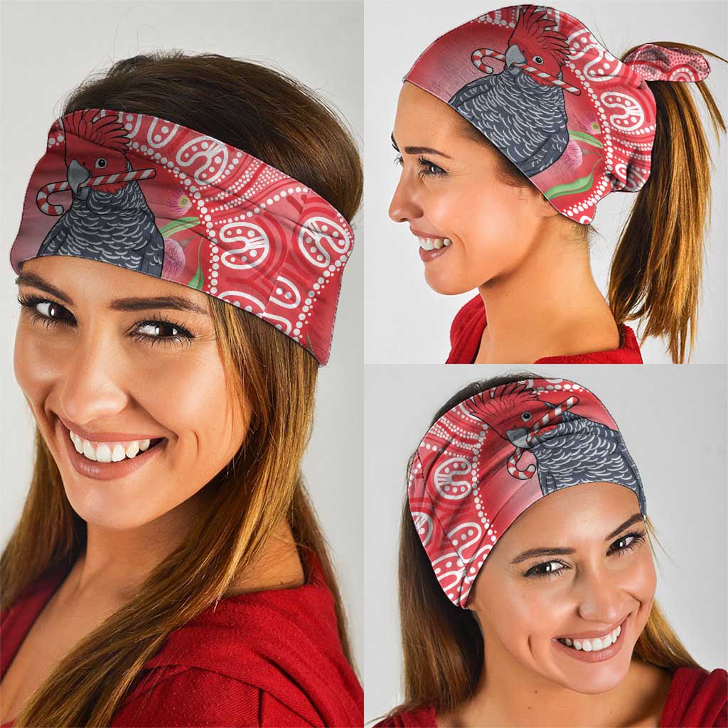 Australia Gang-gang Cockatoo Christmas Neck Gaiter Eucalyptus Blossoms Aboriginal Merry Xmas - Aussie Hoodie