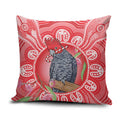 Australia Gang-gang Cockatoo Christmas Pillow Cover Eucalyptus Blossoms Aboriginal Merry Xmas - Aussie Hoodie
