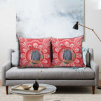 Australia Gang-gang Cockatoo Christmas Pillow Cover Eucalyptus Blossoms Aboriginal Merry Xmas - Aussie Hoodie