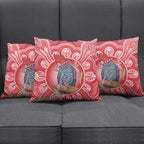 Australia Gang-gang Cockatoo Christmas Pillow Cover Eucalyptus Blossoms Aboriginal Merry Xmas - Aussie Hoodie