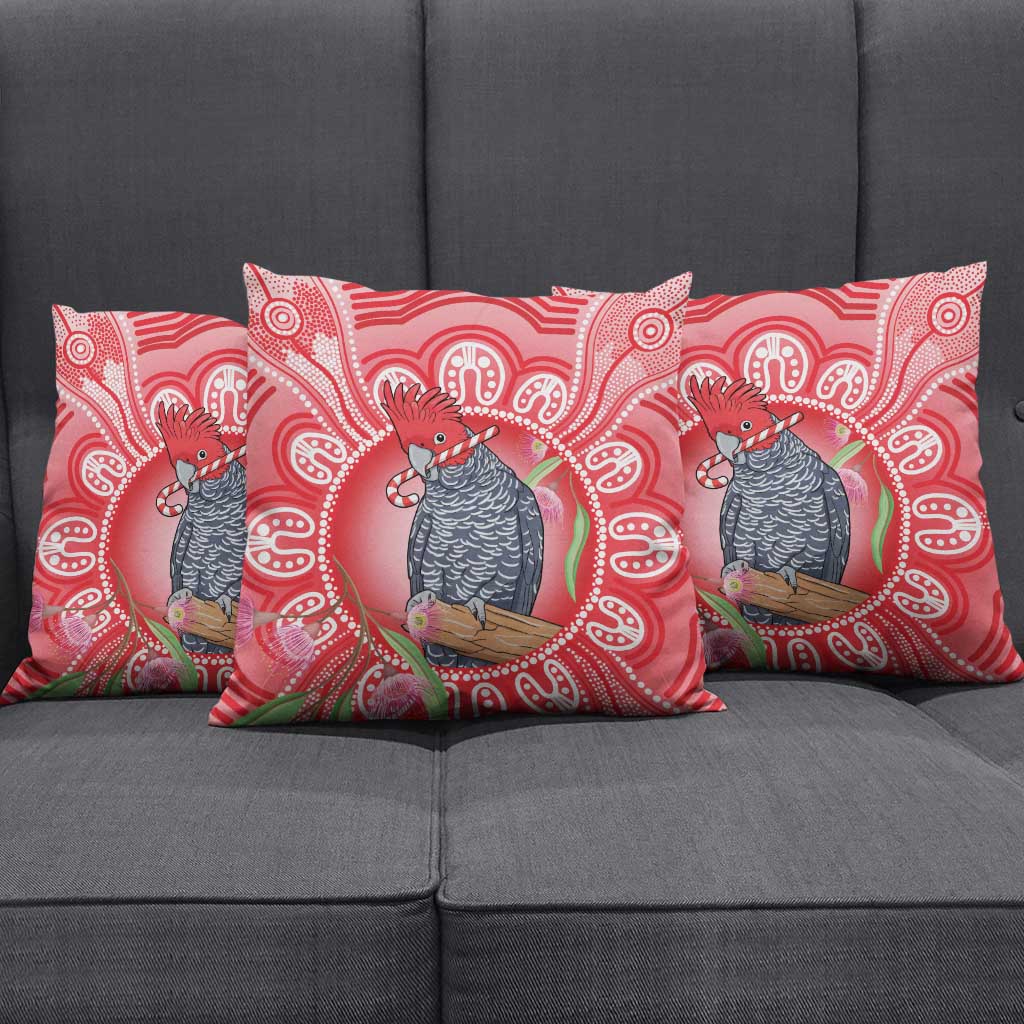 Australia Gang-gang Cockatoo Christmas Pillow Cover Eucalyptus Blossoms Aboriginal Merry Xmas - Aussie Hoodie