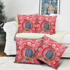 Australia Gang-gang Cockatoo Christmas Pillow Cover Eucalyptus Blossoms Aboriginal Merry Xmas - Aussie Hoodie