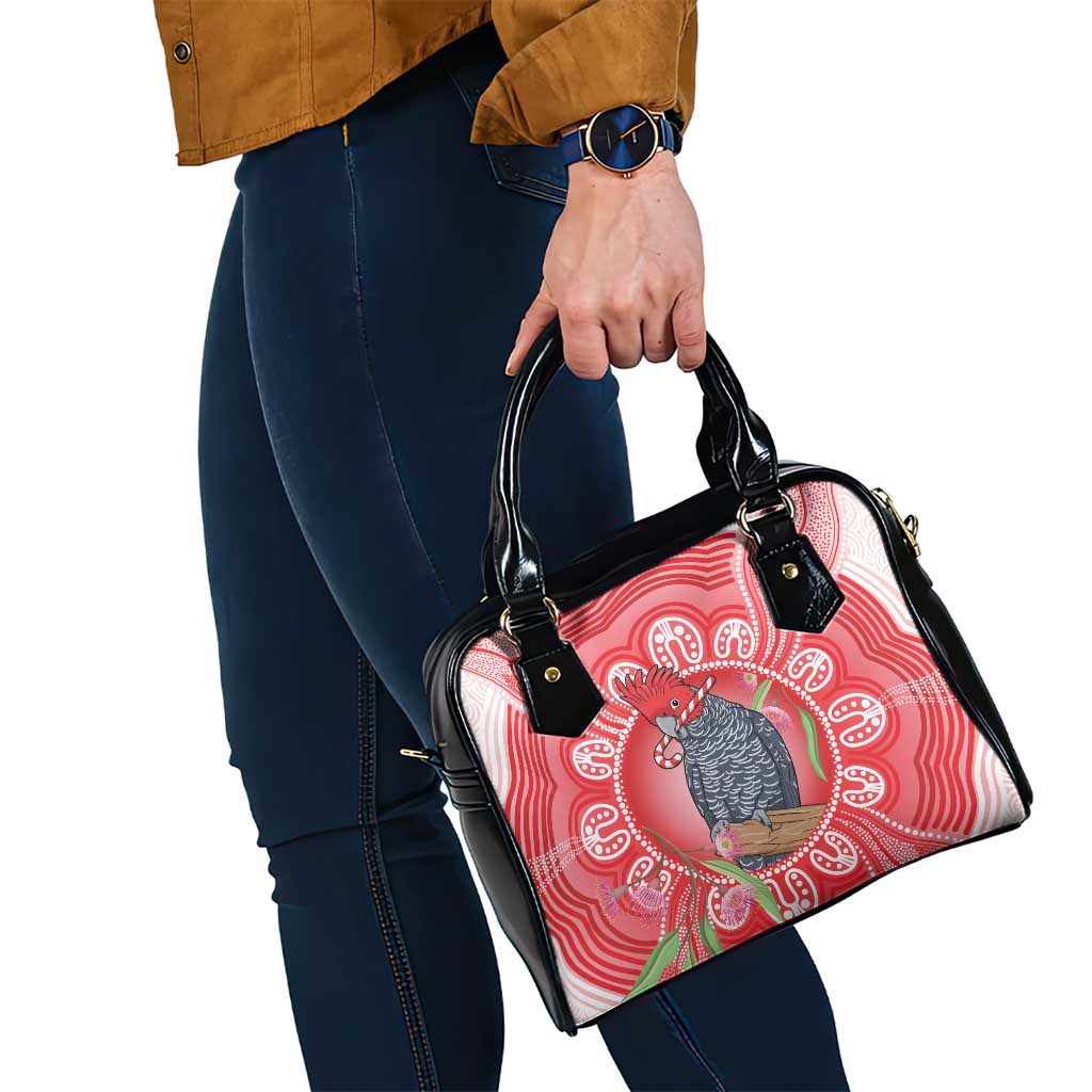 Australia Gang-gang Cockatoo Christmas Shoulder Handbag Eucalyptus Blossoms Aboriginal Merry Xmas - Aussie Hoodie