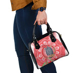 Australia Gang-gang Cockatoo Christmas Shoulder Handbag Eucalyptus Blossoms Aboriginal Merry Xmas - Aussie Hoodie