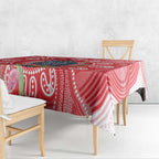 Australia Gang-gang Cockatoo Christmas Tablecloth Eucalyptus Blossoms Aboriginal Merry Xmas - Aussie Hoodie