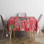 Australia Gang-gang Cockatoo Christmas Tablecloth Eucalyptus Blossoms Aboriginal Merry Xmas - Aussie Hoodie