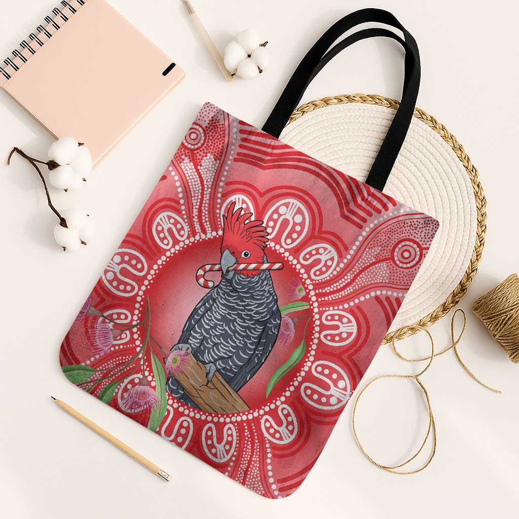 Australia Gang-gang Cockatoo Christmas Tote Bag Eucalyptus Blossoms Aboriginal Merry Xmas - Aussie Hoodie