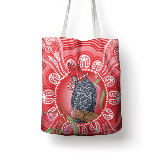 Australia Gang-gang Cockatoo Christmas Tote Bag Eucalyptus Blossoms Aboriginal Merry Xmas - Aussie Hoodie