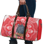 Australia Gang-gang Cockatoo Christmas Travel Bag Eucalyptus Blossoms Aboriginal Merry Xmas - Aussie Hoodie