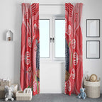 Australia Gang-gang Cockatoo Christmas Window Curtain Eucalyptus Blossoms Aboriginal Merry Xmas - Aussie Hoodie