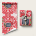 Australia Gang-gang Cockatoo Christmas Wrapping Paper Eucalyptus Blossoms Aboriginal Merry Xmas - Aussie Hoodie