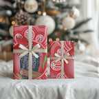 Australia Gang-gang Cockatoo Christmas Wrapping Paper Eucalyptus Blossoms Aboriginal Merry Xmas - Aussie Hoodie