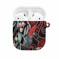 Gang-gang Cockatoo Australia AirPods Case Eucalyptus Blossoms Aboriginal Art - Aussie Hoodie