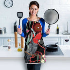 Gang-gang Cockatoo Australia Apron Eucalyptus Blossoms Aboriginal Art - Aussie Hoodie