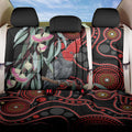 Gang-gang Cockatoo Australia Back Car Seat Cover Eucalyptus Blossoms Aboriginal Art - Aussie Hoodie