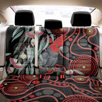 Gang-gang Cockatoo Australia Back Car Seat Cover Eucalyptus Blossoms Aboriginal Art - Aussie Hoodie