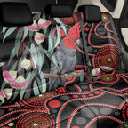 Gang-gang Cockatoo Australia Back Car Seat Cover Eucalyptus Blossoms Aboriginal Art - Aussie Hoodie