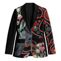 Gang-gang Cockatoo Australia Blazer Eucalyptus Blossoms Aboriginal Art - Aussie Hoodie