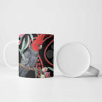 Gang-gang Cockatoo Australia Ceramic Mug Eucalyptus Blossoms Aboriginal Art - Aussie Hoodie