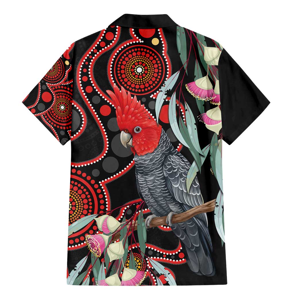 Gang-gang Cockatoo Australia Family Matching Mermaid Dress and Hawaiian Shirt Eucalyptus Blossoms Aboriginal Art - Aussie Hoodie