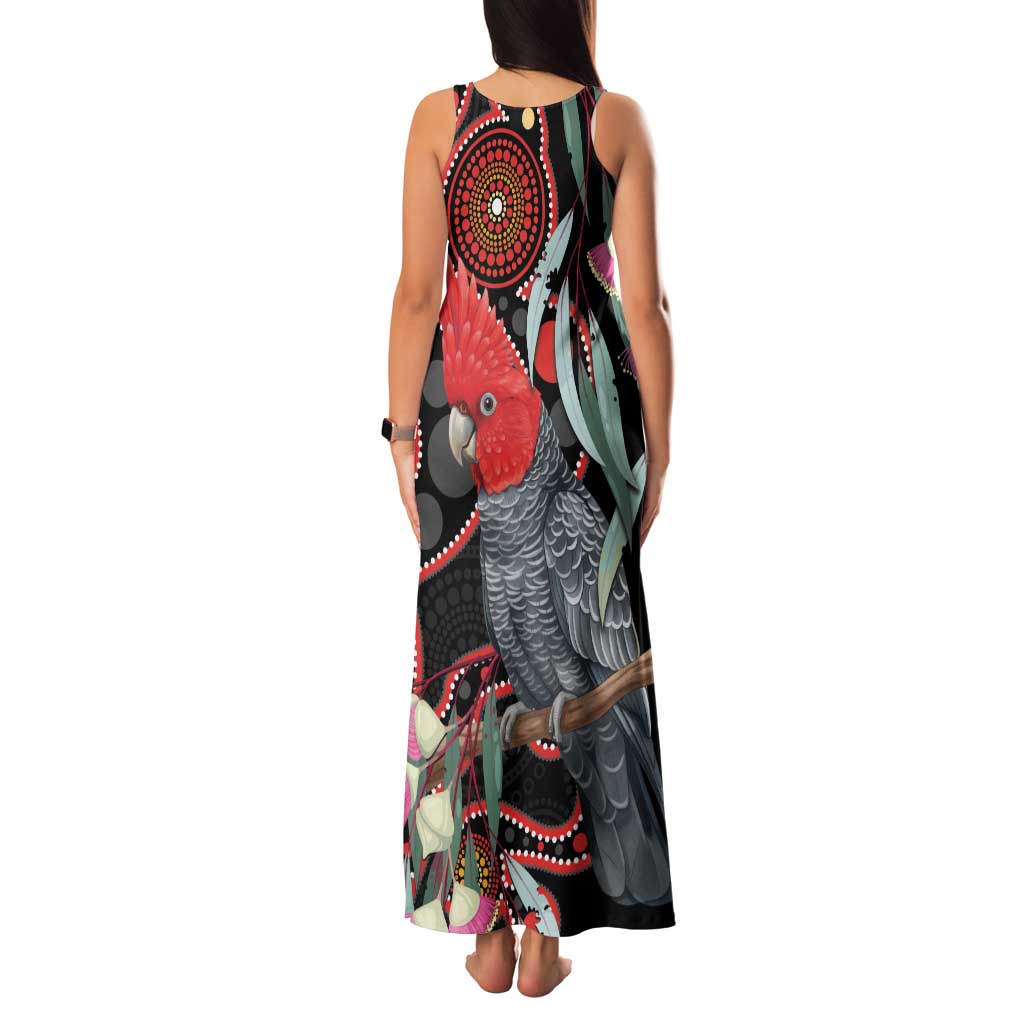 Gang-gang Cockatoo Australia Family Matching Tank Maxi Dress and Hawaiian Shirt Eucalyptus Blossoms Aboriginal Art - Aussie Hoodie