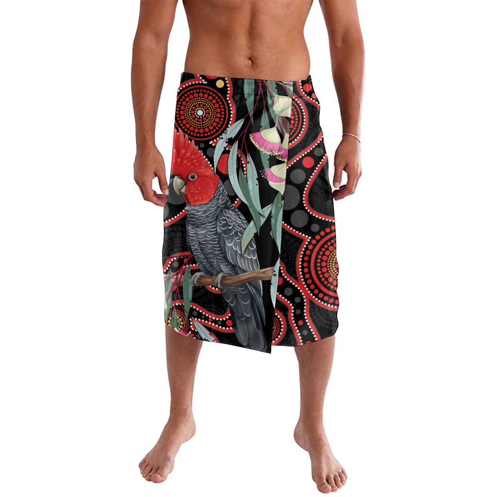 Gang-gang Cockatoo Australia Lavalava Eucalyptus Blossoms Aboriginal Art - Aussie Hoodie