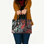 Gang-gang Cockatoo Australia Leather Bag Eucalyptus Blossoms Aboriginal Art - Aussie Hoodie