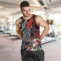 Gang-gang Cockatoo Australia Men Tank Top Eucalyptus Blossoms Aboriginal Art - Aussie Hoodie