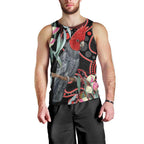 Gang-gang Cockatoo Australia Men Tank Top Eucalyptus Blossoms Aboriginal Art - Aussie Hoodie
