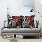 Gang-gang Cockatoo Australia Pillow Cover Eucalyptus Blossoms Aboriginal Art - Aussie Hoodie