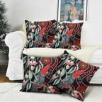 Gang-gang Cockatoo Australia Pillow Cover Eucalyptus Blossoms Aboriginal Art - Aussie Hoodie