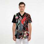 Gang-gang Cockatoo Australia Scrub Top Eucalyptus Blossoms Aboriginal Art - Aussie Hoodie