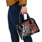 Gang-gang Cockatoo Australia Shoulder Handbag Eucalyptus Blossoms Aboriginal Art - Aussie Hoodie