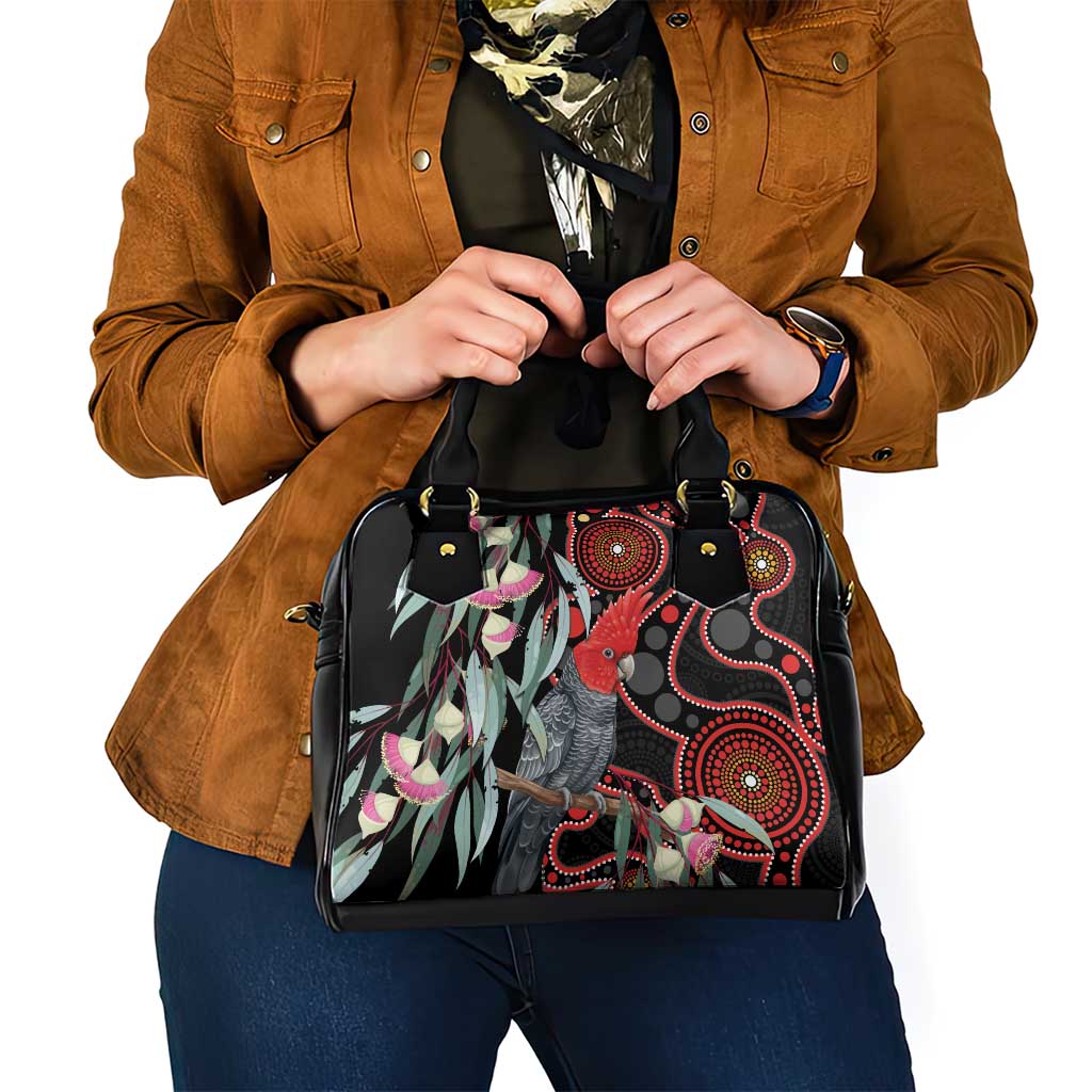 Gang-gang Cockatoo Australia Shoulder Handbag Eucalyptus Blossoms Aboriginal Art - Aussie Hoodie
