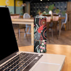 Gang-gang Cockatoo Australia Skinny Tumbler Eucalyptus Blossoms Aboriginal Art - Aussie Hoodie