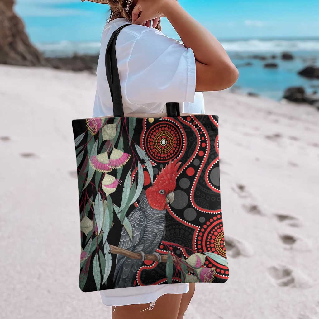 Gang-gang Cockatoo Australia Tote Bag Eucalyptus Blossoms Aboriginal Art - Aussie Hoodie