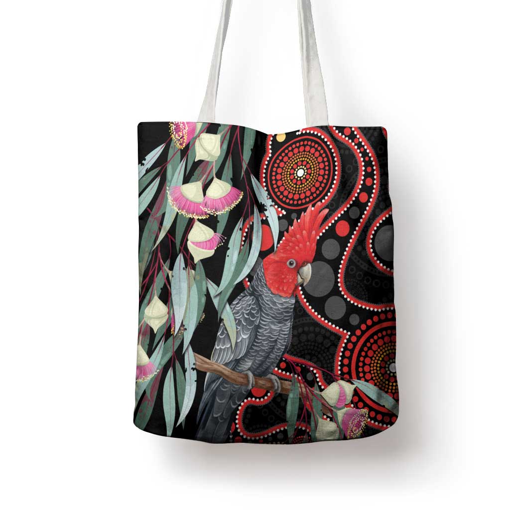 Gang-gang Cockatoo Australia Tote Bag Eucalyptus Blossoms Aboriginal Art - Aussie Hoodie