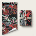 Gang-gang Cockatoo Australia Wrapping Paper Eucalyptus Blossoms Aboriginal Art - Aussie Hoodie