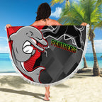 personalised-panthers-and-dolphins-beach-blanket-sporty-version