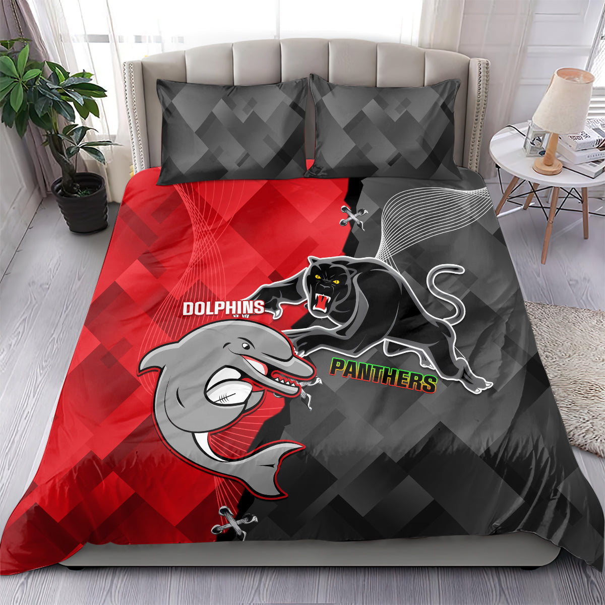 personalised-panthers-and-dolphins-bedding-set-sporty-version
