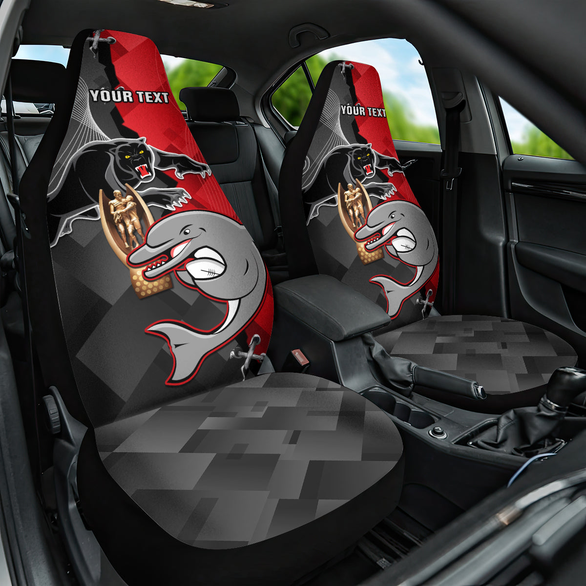 personalised-panthers-and-dolphins-car-seat-cover-sporty-version
