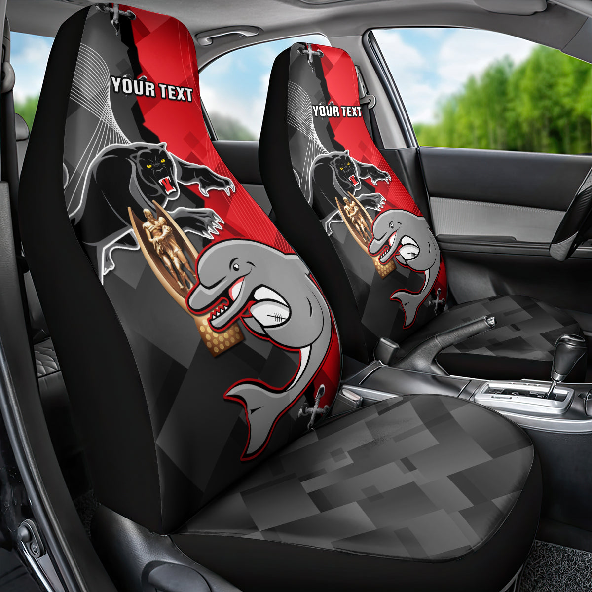 personalised-panthers-and-dolphins-car-seat-cover-sporty-version