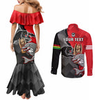 personalised-panthers-and-dolphins-couples-matching-mermaid-dress-and-long-sleeve-button-shirt-sporty-version