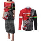 personalised-panthers-and-dolphins-couples-matching-puletasi-dress-and-long-sleeve-button-shirt-sporty-version