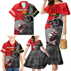 personalised-panthers-and-dolphins-family-matching-mermaid-dress-and-hawaiian-shirt-sporty-version