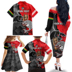 personalised-panthers-and-dolphins-family-matching-off-shoulder-long-sleeve-dress-and-hawaiian-shirt-sporty-version