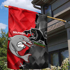 personalised-panthers-and-dolphins-garden-flag-sporty-version